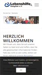 Mobile Screenshot of lebenshilfe-sz.de